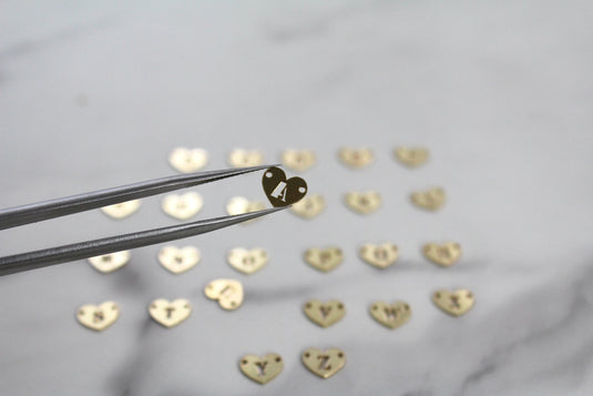 Heart Letter Connector - 14K Gold Filled (Yellow)