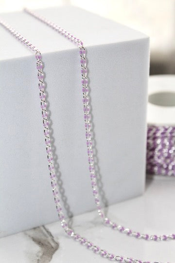 Luxe - Sterling Silver Enamel (Purple)