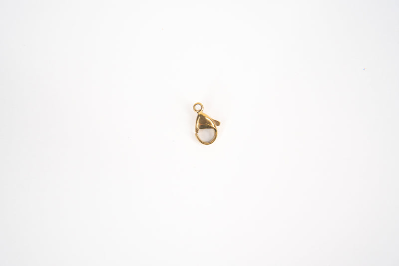 Cargue la imagen en el visor de la galería, 12mm Lobster Clasp - 18K Gold PVD Stainless Steel
