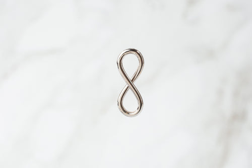 Figure 8 Connector Link - 14K Solid Gold (White)