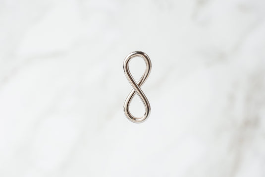 Figure 8 Connector Link - 14K Solid Gold (White)