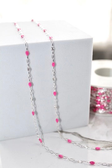 Bubblegum - Sterling Silver Enamel (Pink)