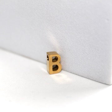 Load image into Gallery viewer, Simple Letter Charm - 14K Gold Filled (Yellow)
