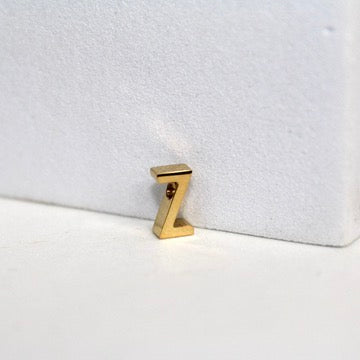 Load image into Gallery viewer, Simple Letter Charm - 14K Gold Filled (Yellow)
