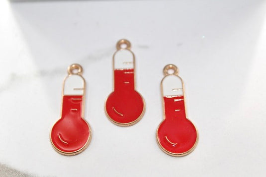 Thermometer Charm - Gold Plated