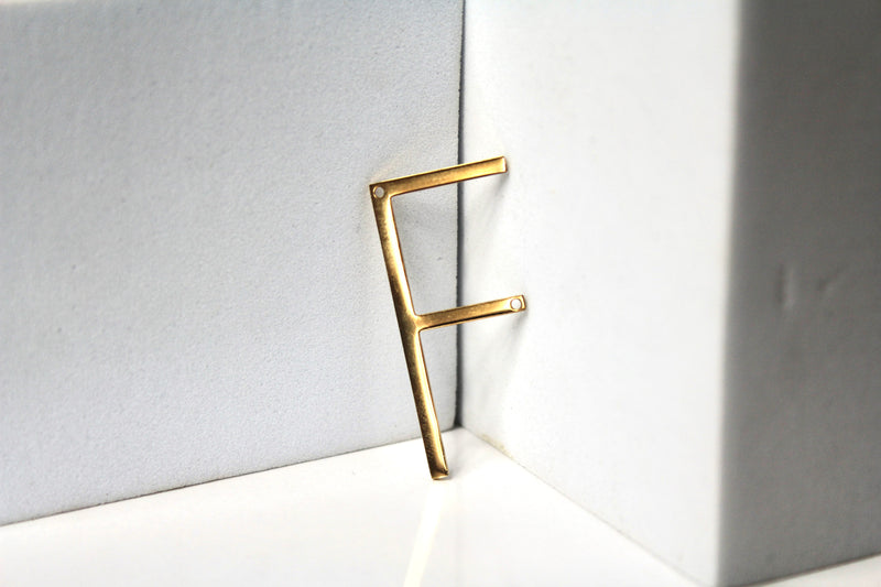 Load image into Gallery viewer, Large Letter Charms - Gold Plated
