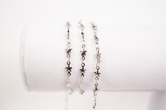 Electra - 18K Gold PVD Star Connector Chain