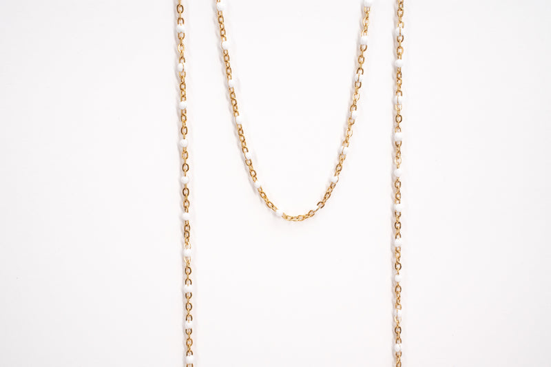 Cargue la imagen en el visor de la galería, Emily - 18K Gold PVD Stainless Steel (White)
