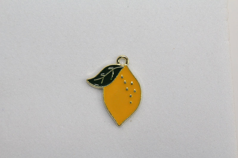 Load image into Gallery viewer, Lemon Charm - Gold Plated
