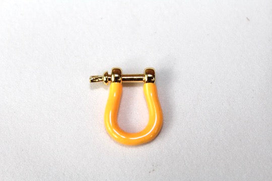 Load image into Gallery viewer, Orange Small Locking Clasp - Gold Plated
