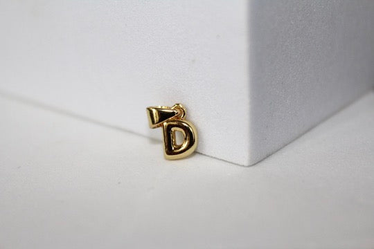 Load image into Gallery viewer, Bubble Letter Charms - Gold Plated
