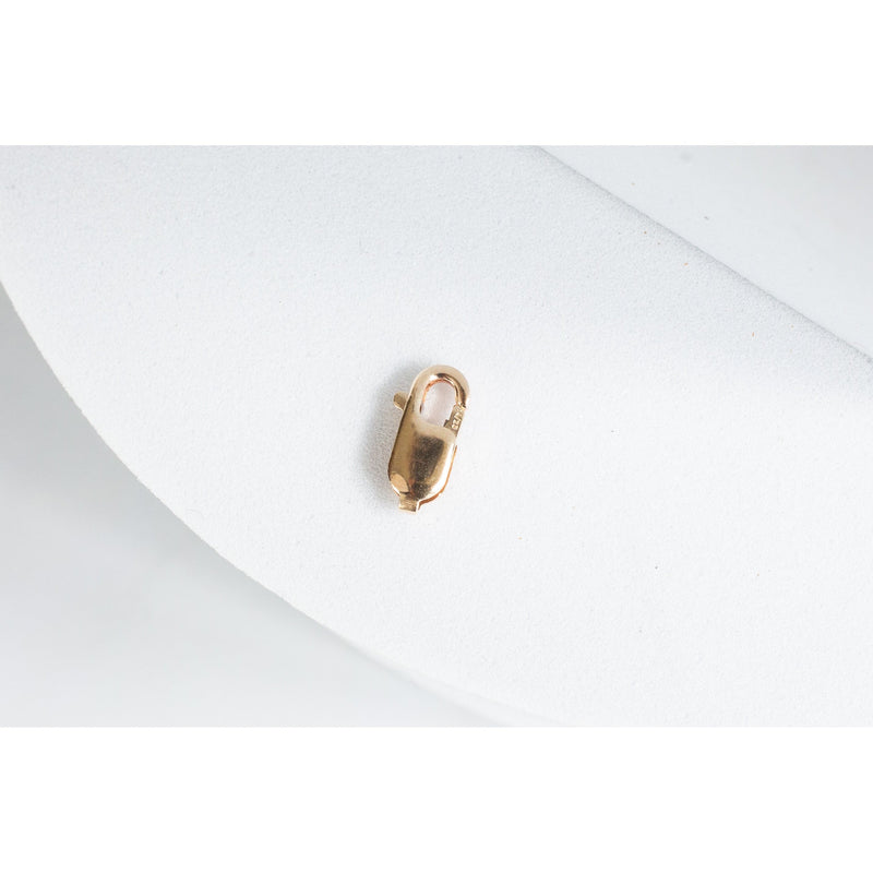 Load image into Gallery viewer, Gold Filled Oval With No Jump Ring Trigger Lobster Clasp
