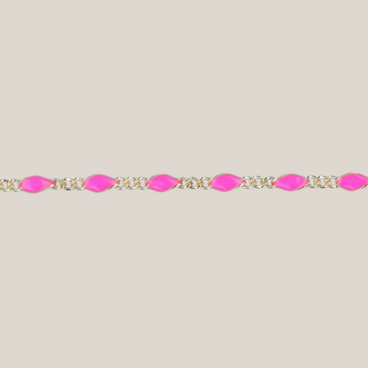 Babe - Sterling Silver Enamel (Pink)