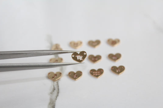 Heart Zodiac Sign Connector - 14K Gold Filled (Yellow)