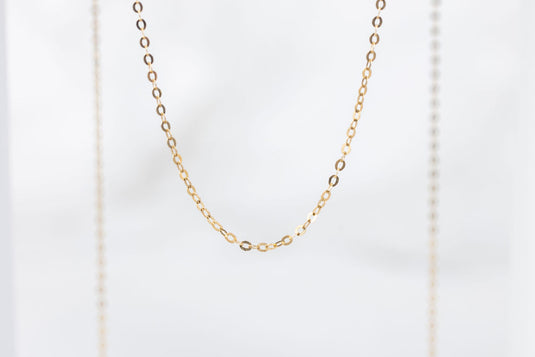 Yellow Gold  Oval Chain  Gold Chain  14k gold chain  14k Gold