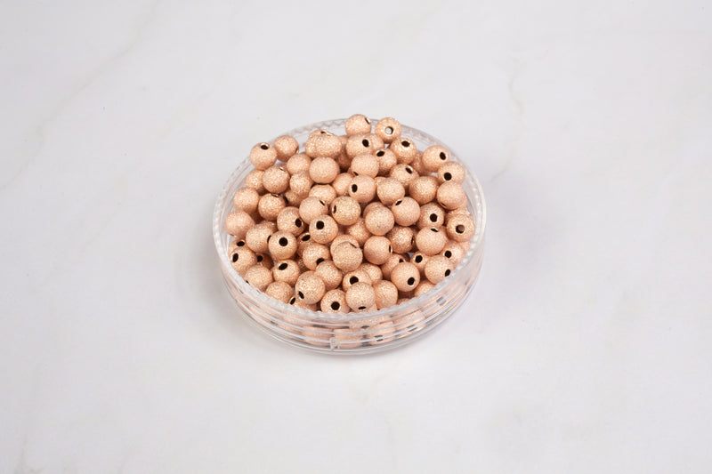 Load image into Gallery viewer, Stardust  Rose Gold  Gold Filled  Bead
