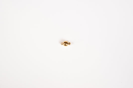 Round Magnetic Clasp - 18K Gold PVD