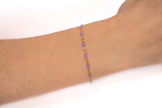 Natalie - 18K Gold PVD Stainless Steel (Lavender)