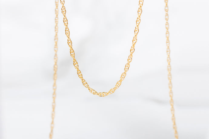 Yellow Gold  Rope Chain  Gold Filled  Gold Chain