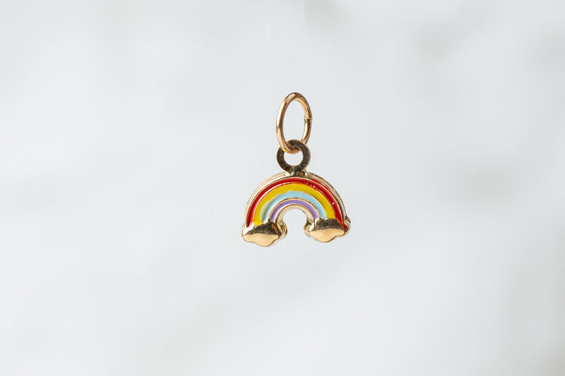 Cargue la imagen en el visor de la galería, Charm Arcoíris - Oro macizo de 14 quilates (amarillo) 
