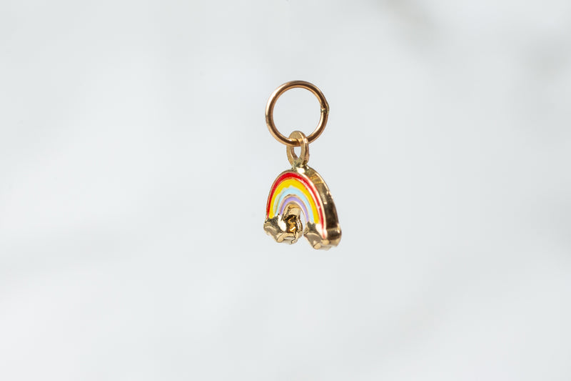 Cargue la imagen en el visor de la galería, Charm Arcoíris - Oro macizo de 14 quilates (amarillo) 
