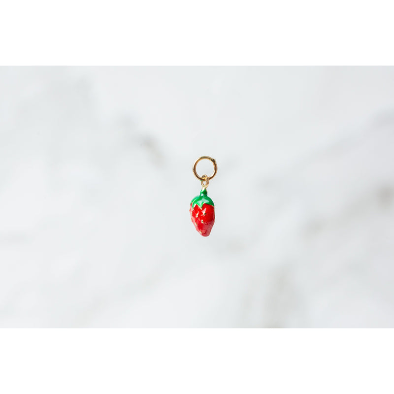 Load image into Gallery viewer, 14K Gold Strawberry Charm
