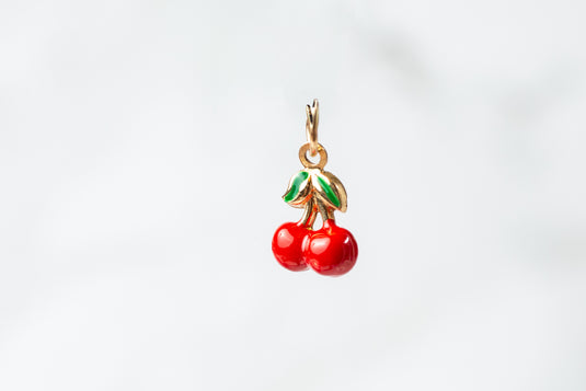 Cherry Charm - 14K Solid Gold