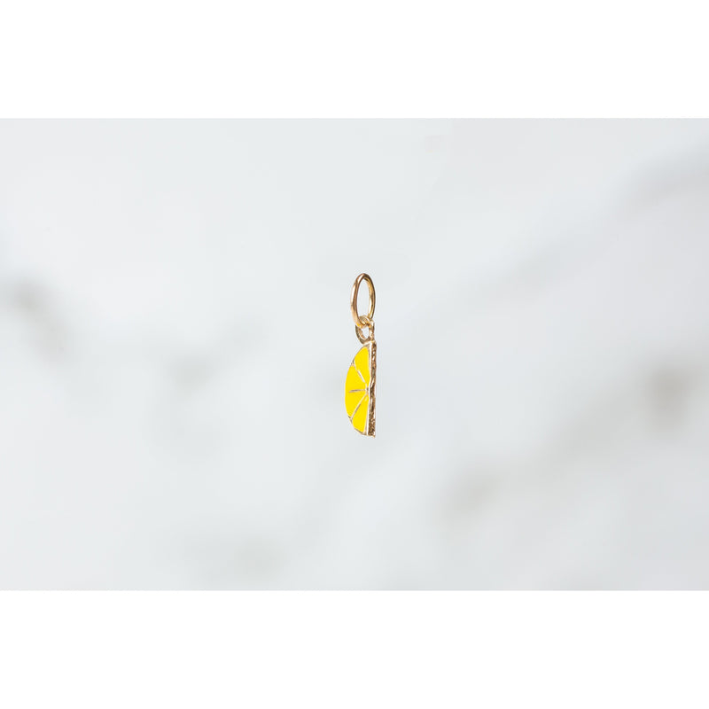 Load image into Gallery viewer, 4x7mm 14K Gold Lemon Charm
