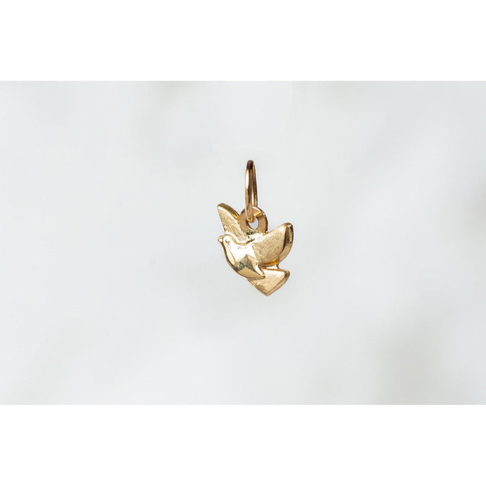 Yellow Gold  Gold  Dove  charm  Bird  14k Gold