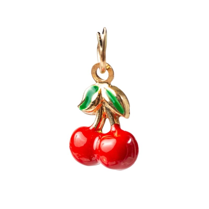 Load image into Gallery viewer, Cherry Charm - 14K Solid Gold
