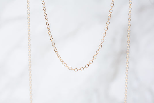 thin  Oval Link  Oval Chain  oval  Gold Chain  Gold  fine  cable  14k gold chain  14k Gold