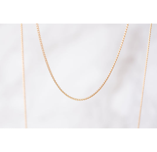 Yellow Gold  Gold Chain  Curb LInk Chain  14k gold chain  14k Gold