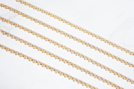 Whiskey - Gold Filled (Yellow) Fancy Chain