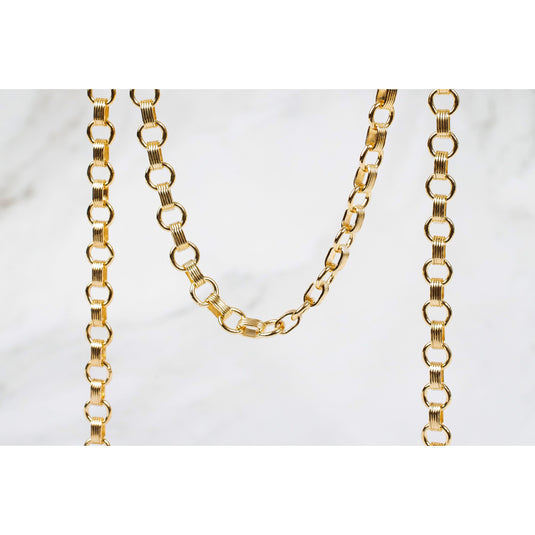 Whiskey - Gold Filled (Yellow) Fancy Chain