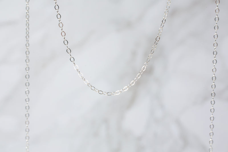 Load image into Gallery viewer, Sterling Silver  Silver  curb
