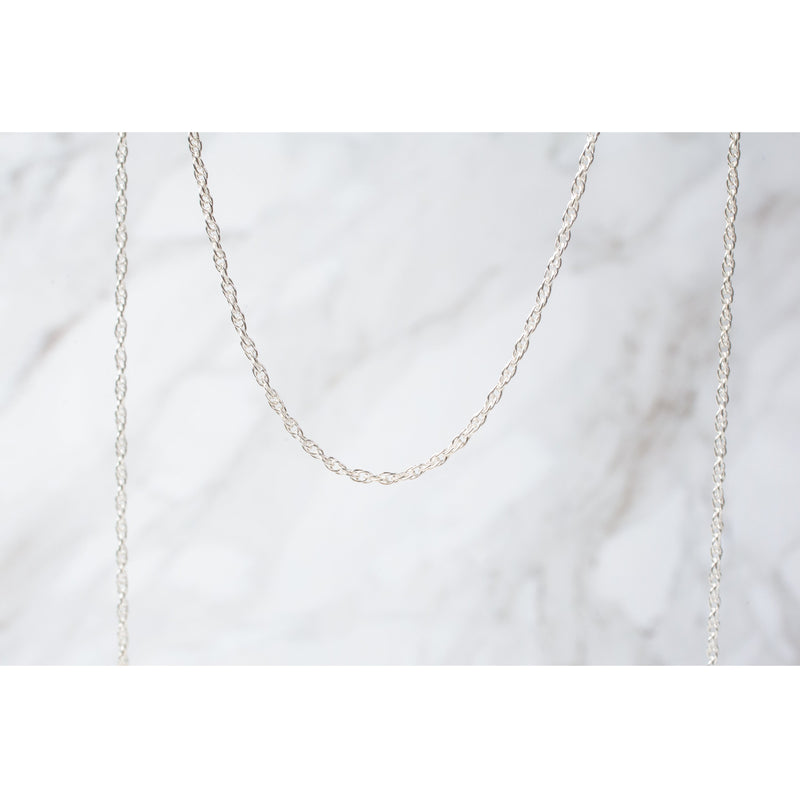 Load image into Gallery viewer, Sterling Silver  Silver  Rope Chain  Rope  Necklace
