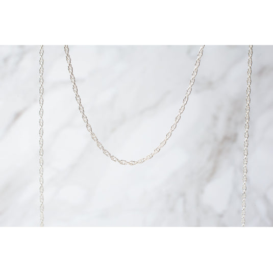 Sterling Silver  Silver  Rope Chain  Rope  Necklace