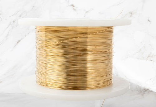 26G Round Wire - 14K Solid Gold (Yellow)