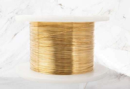 26G Round Wire - 14K Solid Gold (Yellow)