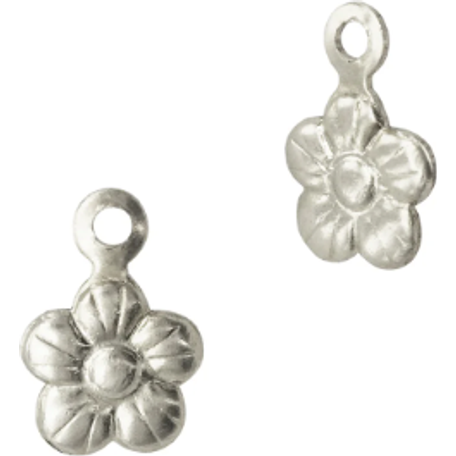 Flower Charm - Sterling Silver