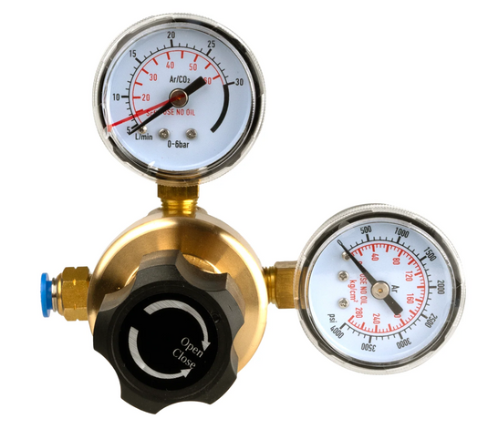 Argon Gas Mini Regulator Gauge