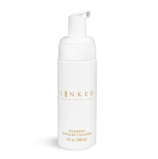 LINKED Permanent Jewelry Training Foaming Jewelry Cleaner - 10 Pack