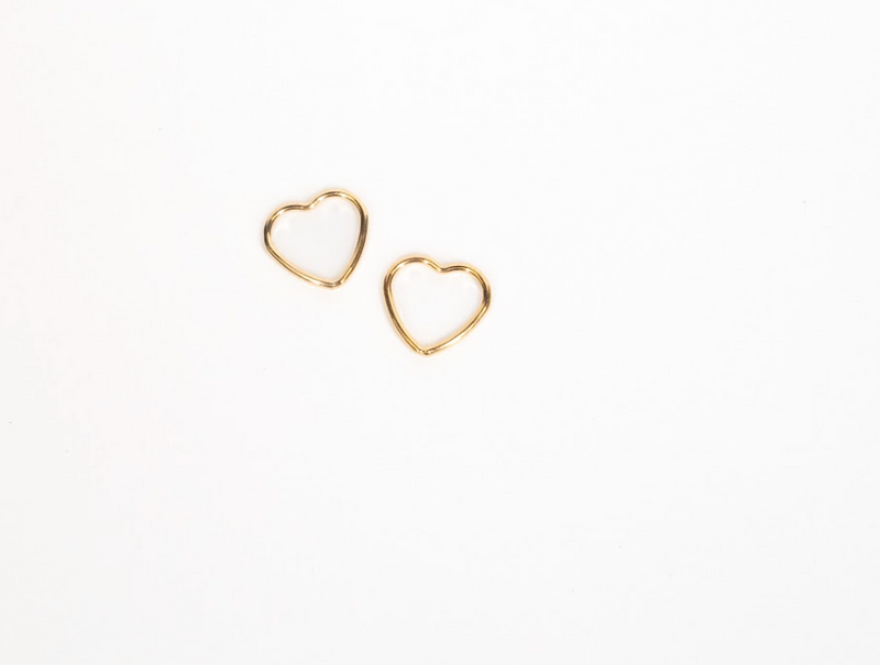 Load image into Gallery viewer, Small Heart Connector - 14K Gold Filled
