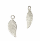Leaf Charm - Sterling Silver