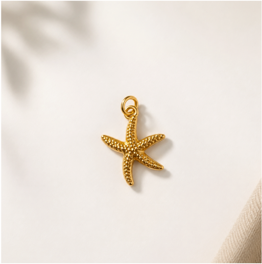 Starfish Charm - 18K Gold PVD Gold