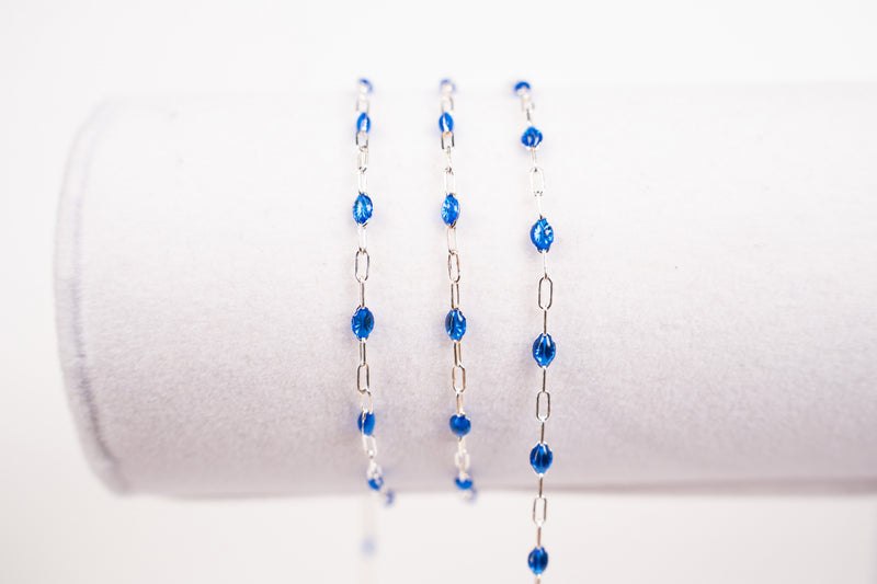Cargue la imagen en el visor de la galería, Almirante - Esmalte de plata esterlina (azul)
