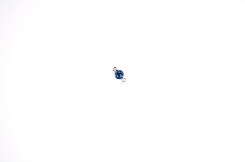 Load image into Gallery viewer, 3mm 18K Gold PVD Stainless Steel Birthstone Connector
