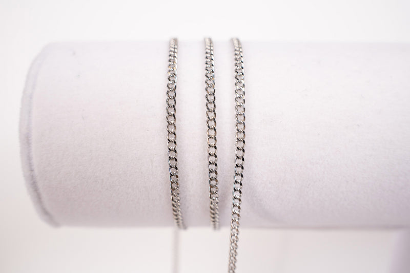 Load image into Gallery viewer, Stringray - 2mm Diamond Cut Curb Chain
