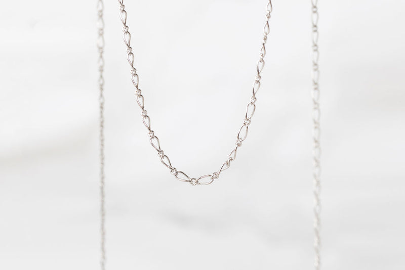 Load image into Gallery viewer, smooth  Silver  figaro  14k gold chain  14k Gold  14k

