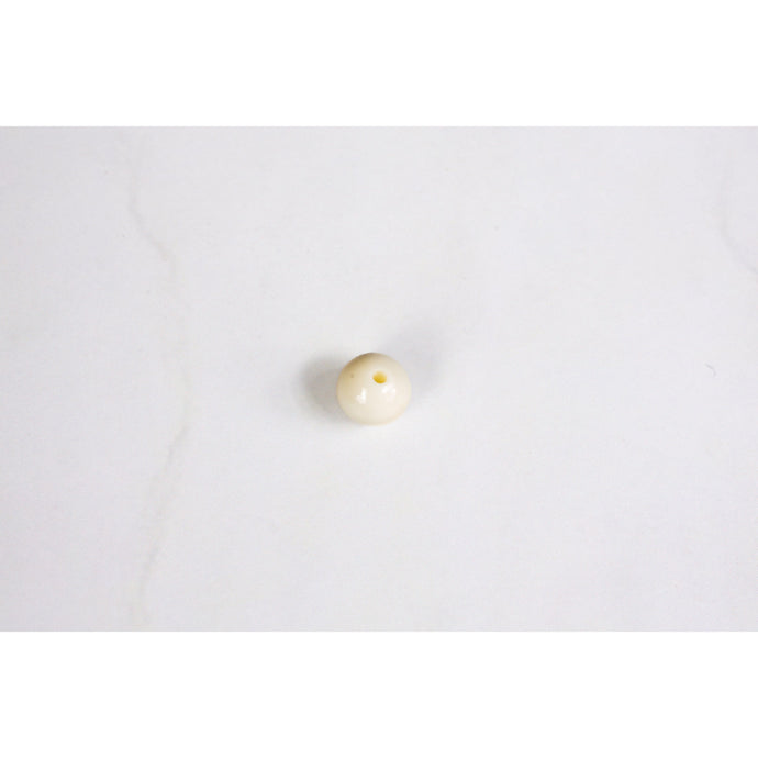 White  Rough  Bone Bead  Bead